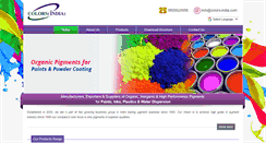 Desktop Screenshot of colors-india.com